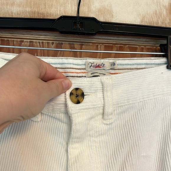 Faherty Endless Cord Pant, Ivory - 27 - Picture 6 of 8